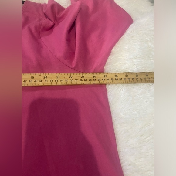 Roamans  square neck /4  Sleeve Long T-Shirt Red Plus Size 1X 22/24 - Picture 5 of 9
